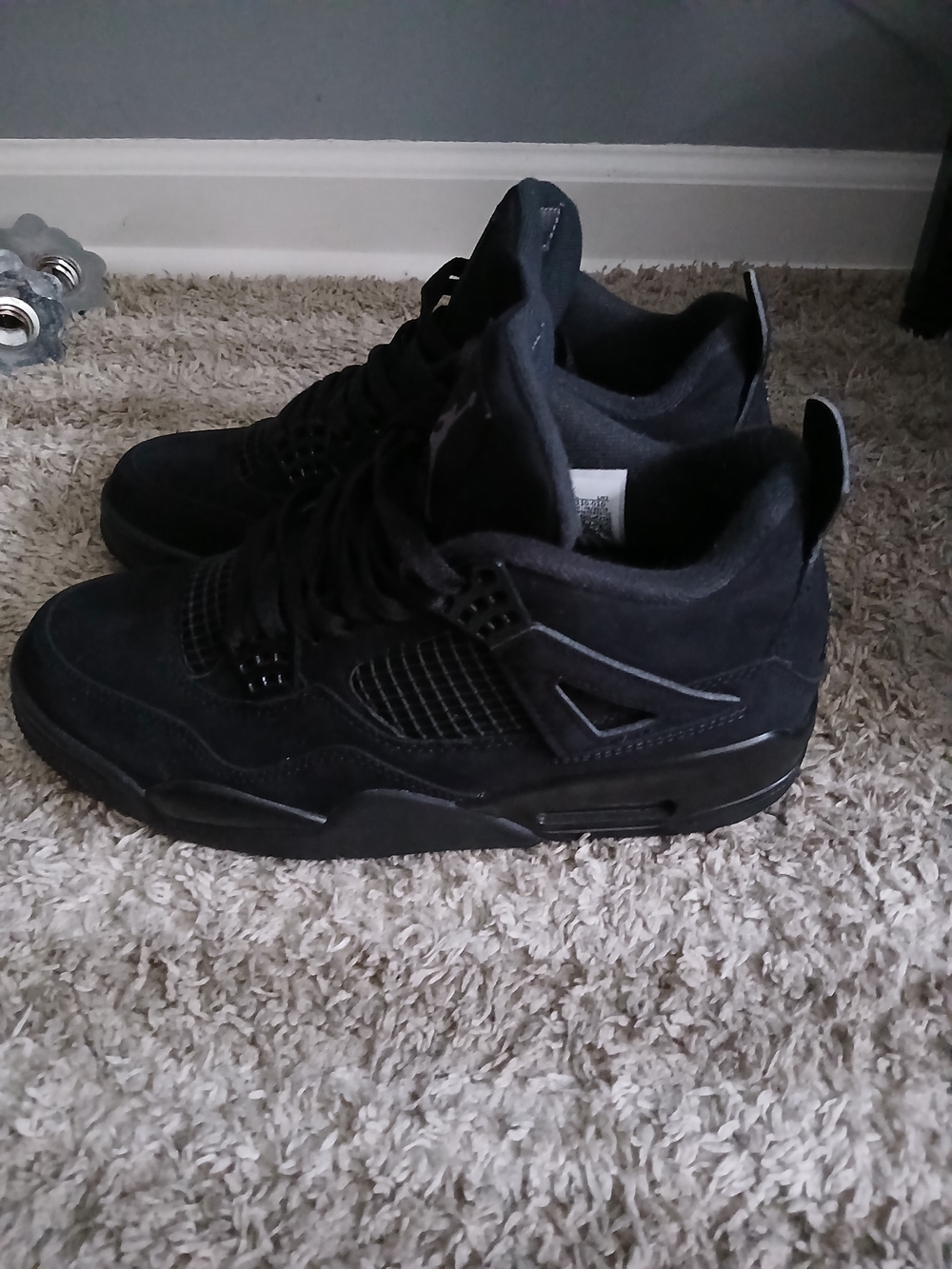 Jordan Men's Black High-Top Basketball Sneakers - Picture 4 of 4